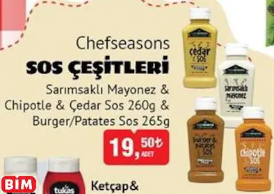 CHEFSEASONS SOS ÇEŞİTLERİ CHEFSEASONS SOS ÇEŞİTLERİ